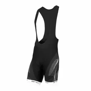 Pánské cyklistické kraťasy Sensor  Cyklo Team Up Bibshort Black/White