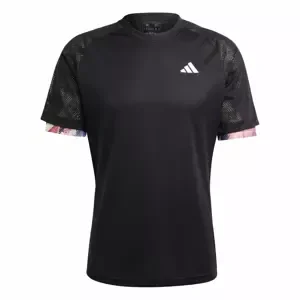 Pánské tričko adidas  Melbourne Ergo Tennis HEAT.RDY Raglan T-Shirt Black L