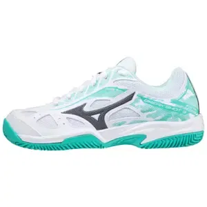 Dámská tenisová obuv Mizuno  Break Shot 3 Clay White/Iron Gate  EUR 40