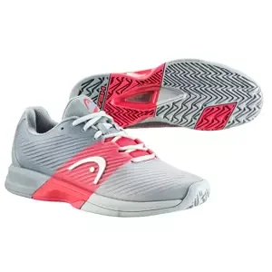 Dámská tenisová obuv Head Revolt Pro 4.0 AC Grey/Coral  EUR 40