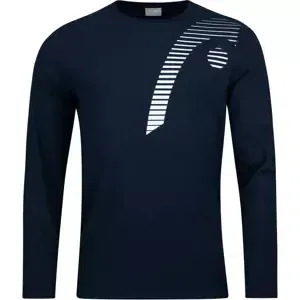 Pánské tričko Head  Club 21 Cliff LS Dark Blue M