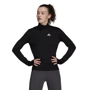 Dámské tričko adidas Own The Run 1/2 Zip Black