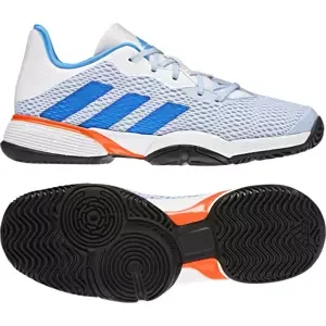Juniorská tenisová obuv adidas  Barricade K Blue/White  EUR 38 2/3