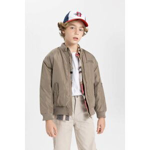 DEFACTO Boy Bomber Collar Water Repellent Puffer Jacket