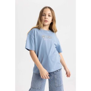 DEFACTO Girl Relax Fit Printed T-Shirt