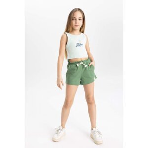DEFACTO Girl Medium Heavyweight Fabric Shorts