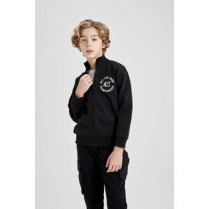 DEFACTO Boy Half Zipper Cardigan