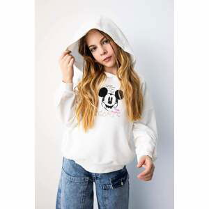 DEFACTO Relax Fit Mickey & Minnie Licensed Hooded Sweatshirt