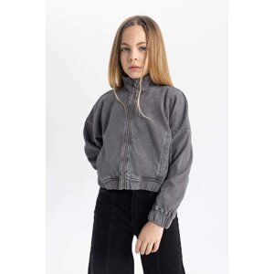 DEFACTO Crop Turtleneck Cardigan