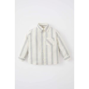 DEFACTO Baby Boy Long Sleeve Striped Shirt