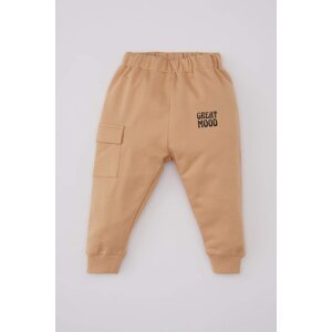 DEFACTO Baby Boy Printed Cargo Pocket Sweatpants