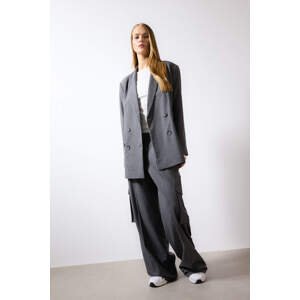 DEFACTO With Cargo Pocket Striped Trousers