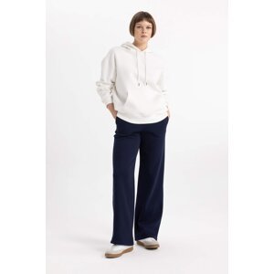 DEFACTO Straight Fit High Waist Thick Sweatpants