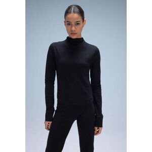 DeFactoFit Slim Fit High Collar Long Sleeve T-Shirt