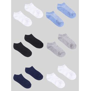 Yoclub Kids's Ankle Thin Socks Basic Colours 6-Pack