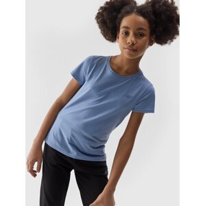 Dívčí hladké tričko 4F - tmavě modré