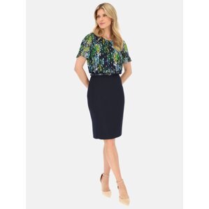 Potis & Verso Woman's Skirt Classic Navy Blue