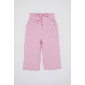 DEFACTO Baby Girl Regular Fit Straight Leg Viscose Trousers