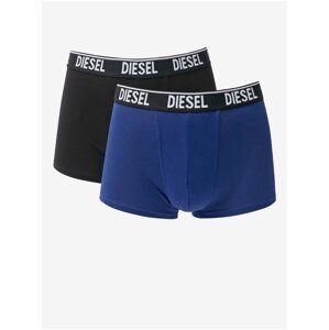 Sada dvou pánských boxerek v tmavě modré a černé barvě Diesel - Pánské