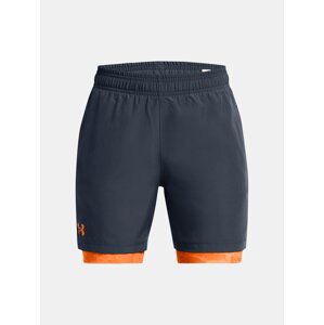 Under Armour Kraťasy UA Woven 2in1 Shorts-GRY - Kluci