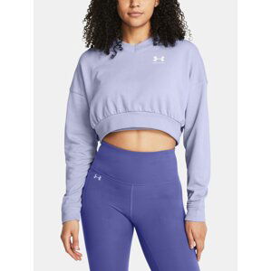 Under Armour Mikina UA Rival Terry OS Crop Crw-PPL - Dámské