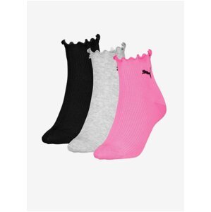 Sada tří párů dámských ponožek Puma - Dámské