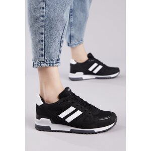 Tonny Black Unisex Black White Sneakers Tb282