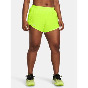 Under Armour Kraťasy UA Fly By 3'' Shorts-GRN - Dámské