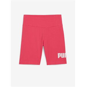 Korálové dámské krátké legíny Puma ESS 7"" Logo Short Leggings - Dámské