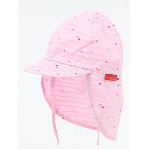 Yoclub Kids's Girls' Summer Hat With Neck Protection CLE-0119G-A100