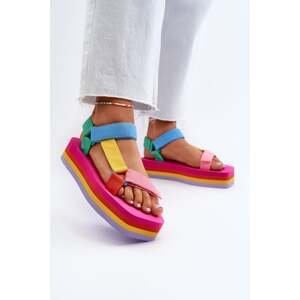 Dámské sandály na platformě Multicolor Edireda