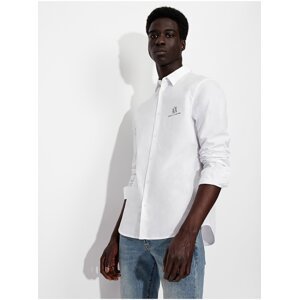 Bílá pánská košile Armani Exchange - Pánské