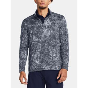 Under Armour Mikina UA Playoff Printed 1/4 Zip-GRY - Pánské