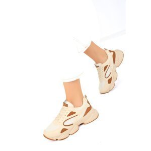 Soho Beige-Tan Women's Sneakers 17226