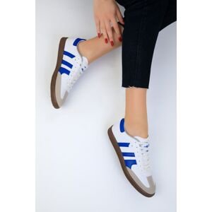 Soho White-Blue Unisex Sneakers 18952
