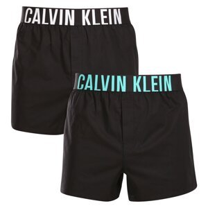 2PACK pánské trenky Calvin Klein černé