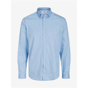 Světle modrá pánská košile Jack & Jones Lacardiff - Pánské