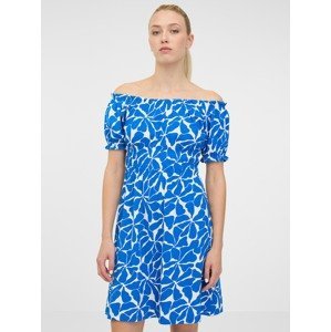 Orsay Modré dámské šaty ke kolenům - Dámské