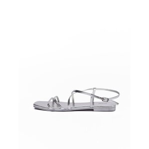 Orsay Stříbrné dámské sandály - Dámské