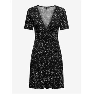 Černé dámské puntíkované šaty ONLY Verona - Dámské