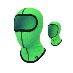 Rough Radical Kids's Balaclava Silver Sc Green Melange