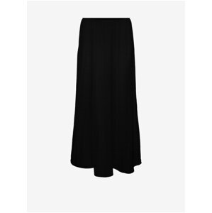 Černá dámská květovaná maxi sukně Vero Moda Alba - Dámské