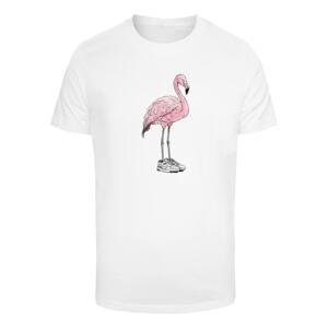 Pánské tričko Flamingo Baller - bílé