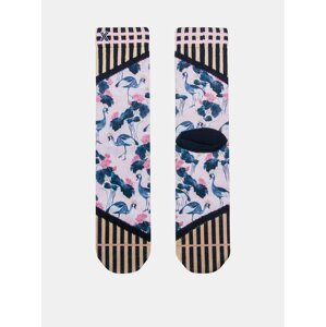 Růžovo-modré dámské ponožky XPOOOS