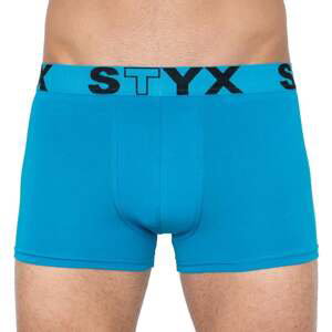 Pánské boxerky Styx sportovní guma nadrozměr světle modré
