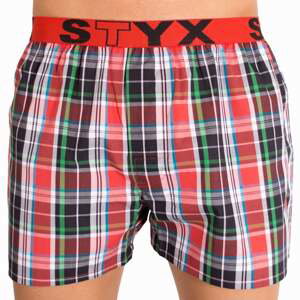 Pánské šortky Styx sportovní guma vícebarevné (B617)