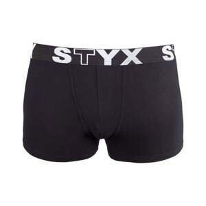 Dětské boxerky Styx sportovní guma černé