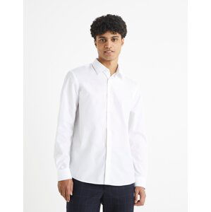 Bílá pánská formální košile Celio Varegu