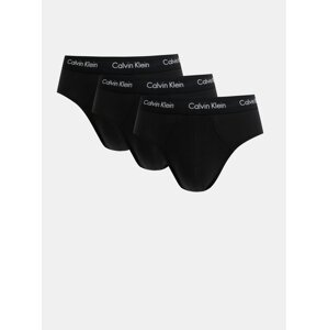 Sada tří černých slipů Calvin Klein Underwear