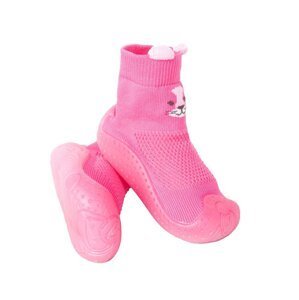 Dětské protiskluzové ponožky pro holčičky Yoclub s gumovou podrážkou OBO-0174G-0600